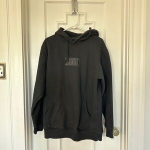 Black Kith Embroidered Logo Hoodie